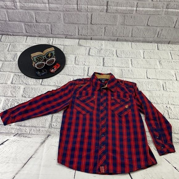 Boy's Rocawear Classic Button Shirt (S) BV07 - Picture 1 of 9